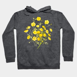 yellow buttercup bouquet Hoodie